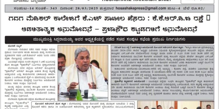 ಹೊಸಶಕೆ ದಿನಪತ್ರಿಕೆ